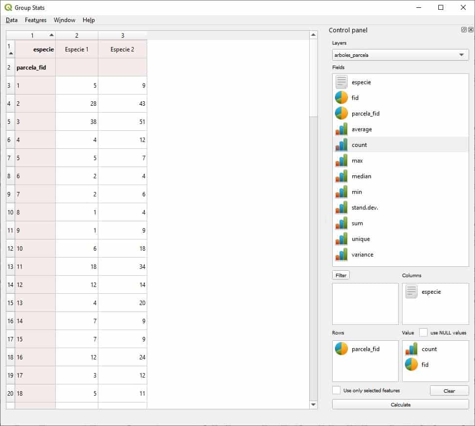 Imagen7-Análisis espacial de un parcelario forestal con QGIS Análisis espacial de un parcelario forestal con QGIS