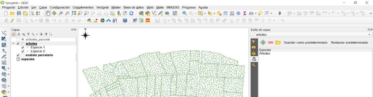 Imagen superior-Análisis espacial de un parcelario forestal con QGIS Análisis espacial de un parcelario forestal con QGIS