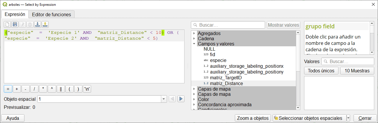 Árboles candidatos para clareo forestal 7 Árboles candidatos para clareo forestal 7