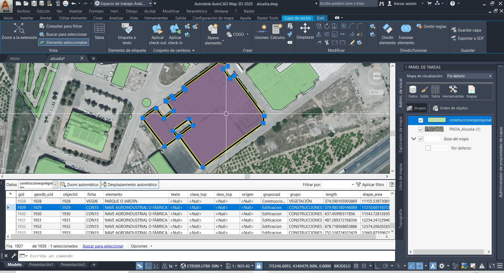 14 13 12 11 Conexión y edición de una base de datos espacial PostGIS desde AutoCAD Map 3D 14 13 12 11 Conexión y edición de una base de datos espacial PostGIS desde AutoCAD Map 3D