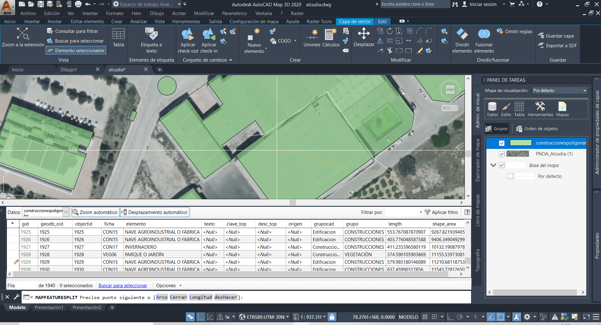 16 15 14 13 12 11 Conexión y edición de una base de datos espacial PostGIS desde AutoCAD Map 3D 16 15 14 13 12 11 Conexión y edición de una base de datos espacial PostGIS desde AutoCAD Map 3D