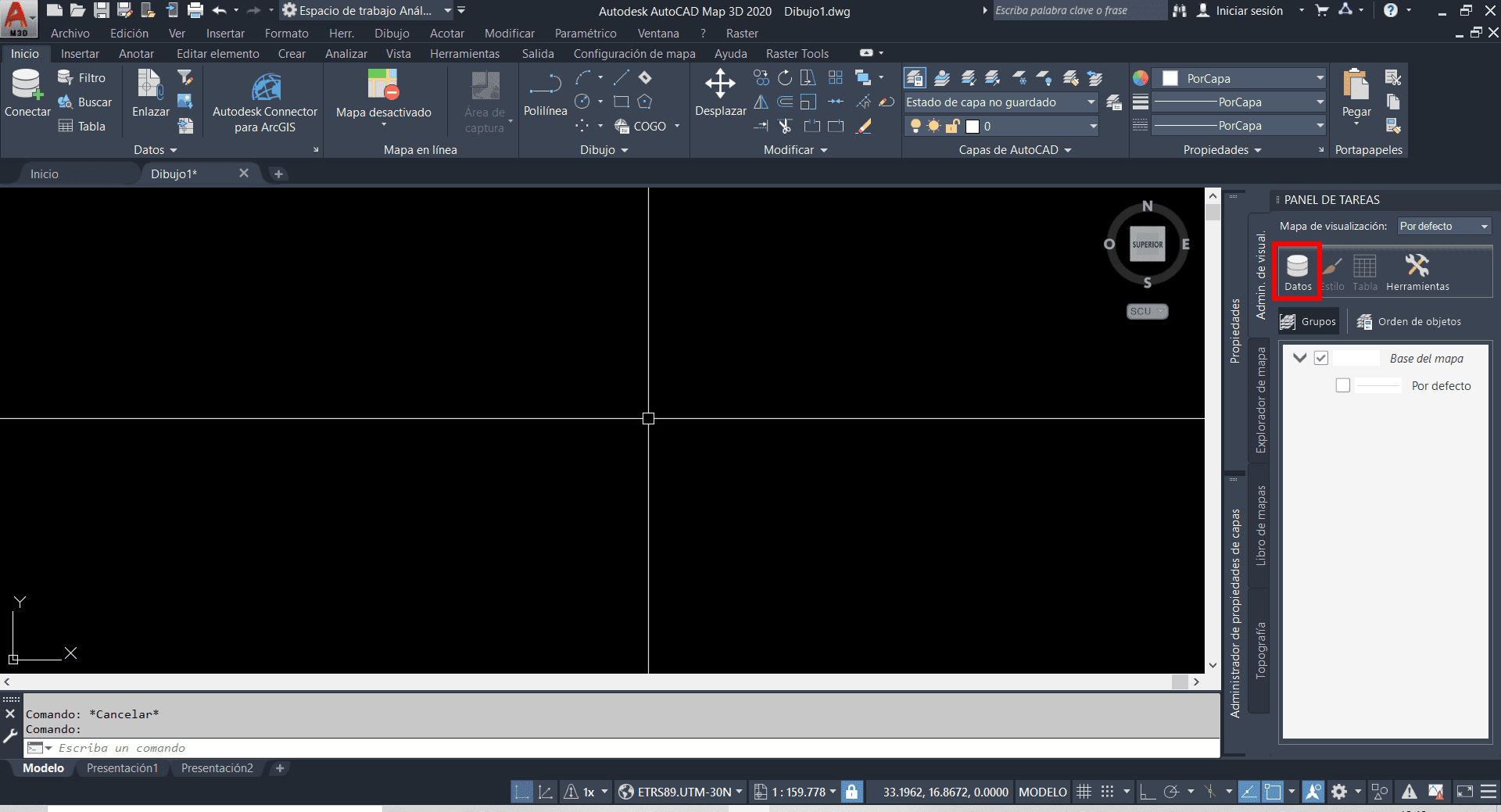 3 2 1 Conexión y edición de una base de datos espacial PostGIS desde AutoCAD Map 3D 3 2 1 Conexión y edición de una base de datos espacial PostGIS desde AutoCAD Map 3D