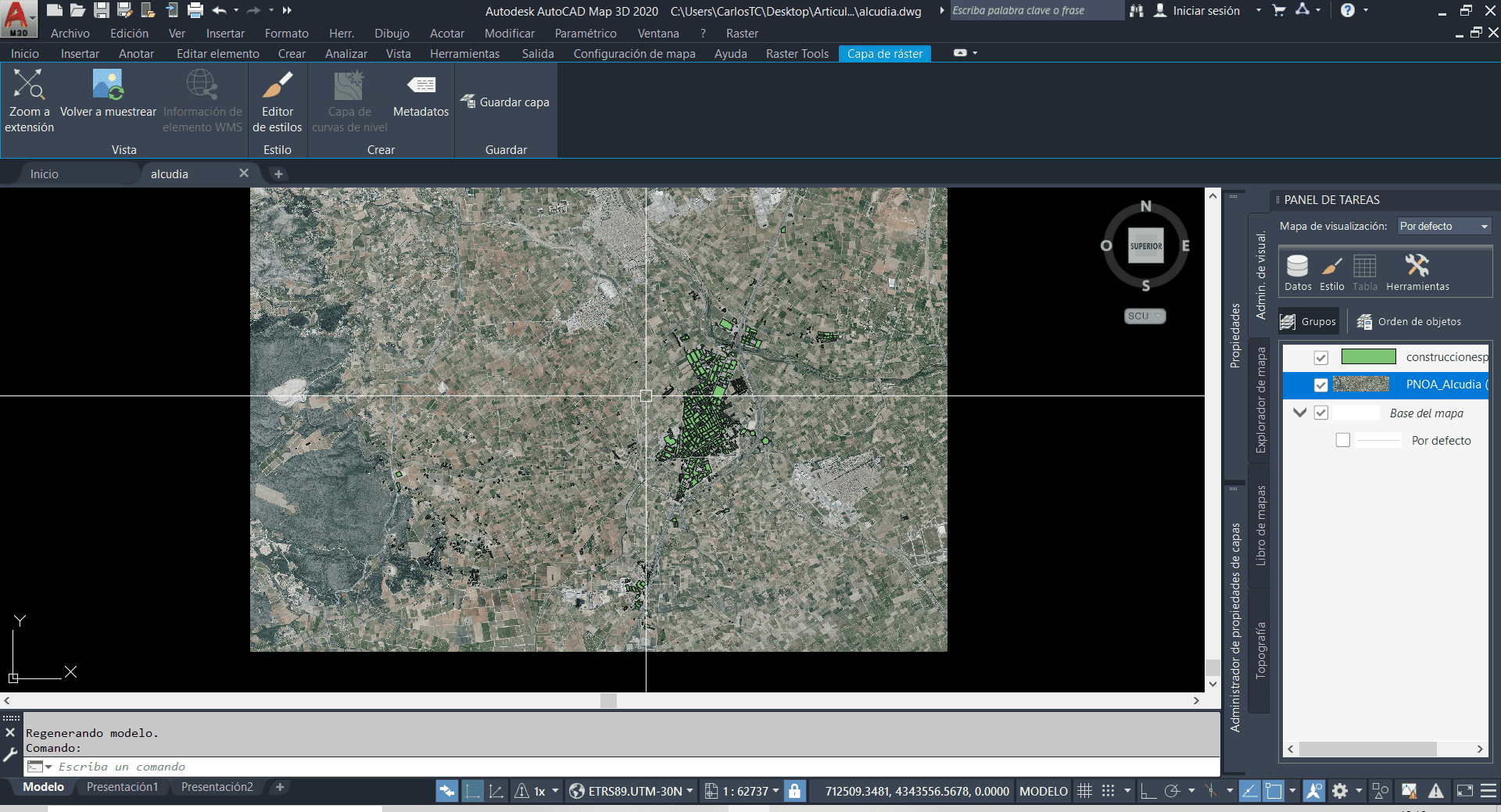 6 5 4 3 2 1 Conexión y edición de una base de datos espacial PostGIS desde AutoCAD Map 3D 6 5 4 3 2 1 Conexión y edición de una base de datos espacial PostGIS desde AutoCAD Map 3D