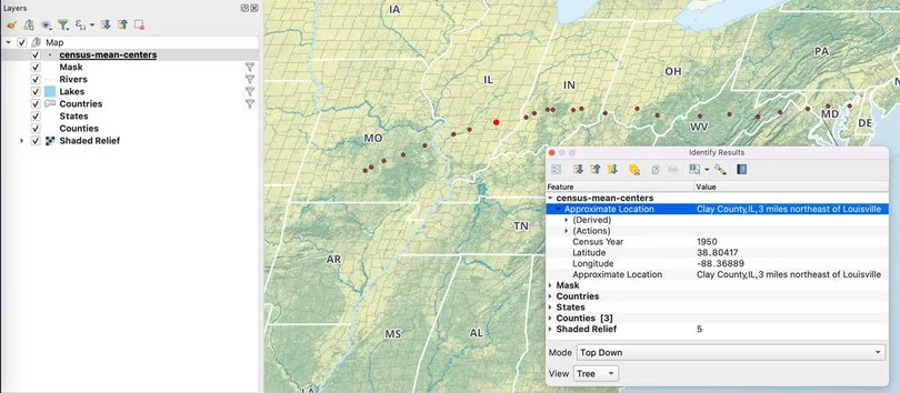 Archivo CSV en QGIS-4 Archivo CSV en QGIS-4