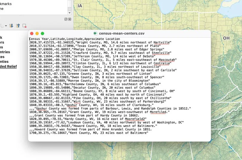 Archivo CSV en QGIS-1 Archivo CSV en QGIS-1