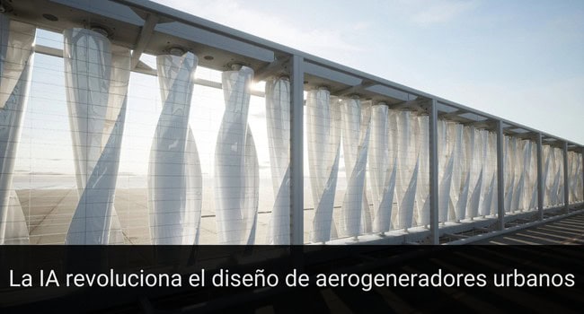 La IA revoluciona el diseño de aerogeneradores urbanos