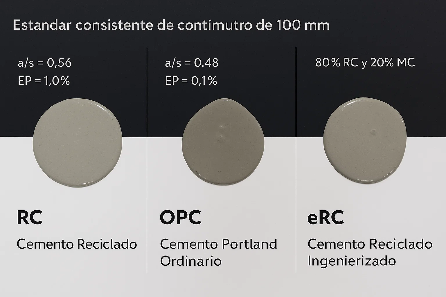 Cemento reciclado fuerte y con menos emisiones