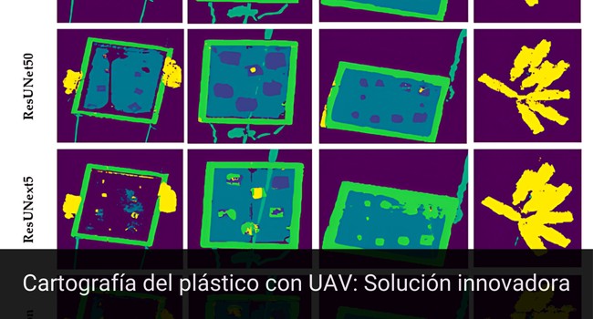 Cartografía del plástico con UAV Solución innovadora