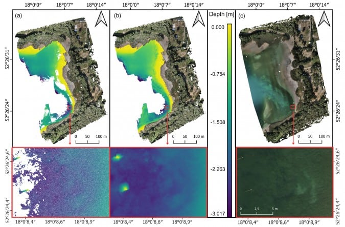 Fotogrametría con UAV para el mapeo de aguas poco profundas Fotogrametría con UAV para el mapeo de aguas poco profundas